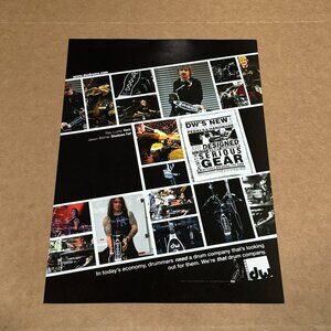 Ray Luzier of KORN & Jason Bittner of Shadows Fall - DW Pedals - 2011 Print Ad